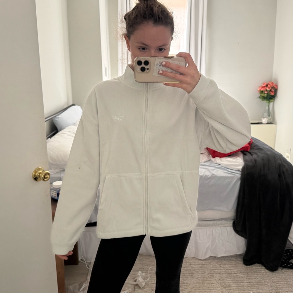 NWT Set Active x Reebok Pale Mint Green Microfleece Jacket